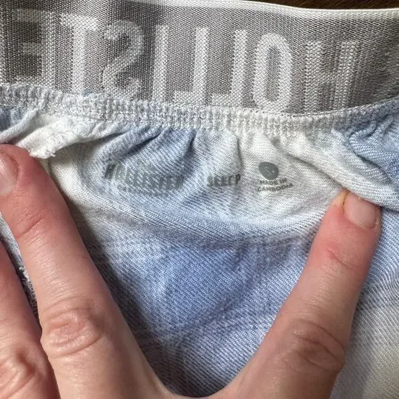 Hollister Flannel Plaid Women's Size S Lounge Jogger Pants - Picture 4 of 6